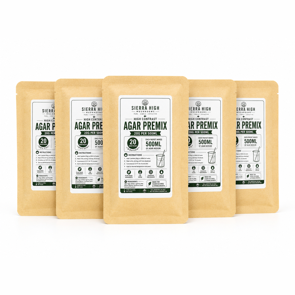 High Contrast MEA Agar Premix – 5 × 20 g Packets