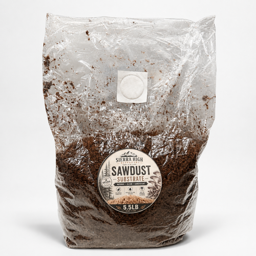 Sterilized 5.5 lb Hardwood Sawdust Mushroom Substrate | Ready to Inoculate